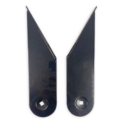 JJP/Williams/Bally Metallic Black Backbox Hinge Set